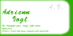 adrienn vogl business card